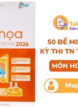50 đề minh họa kỳ thi TN THPT 2026 môn Hóa Mapstudy PDF